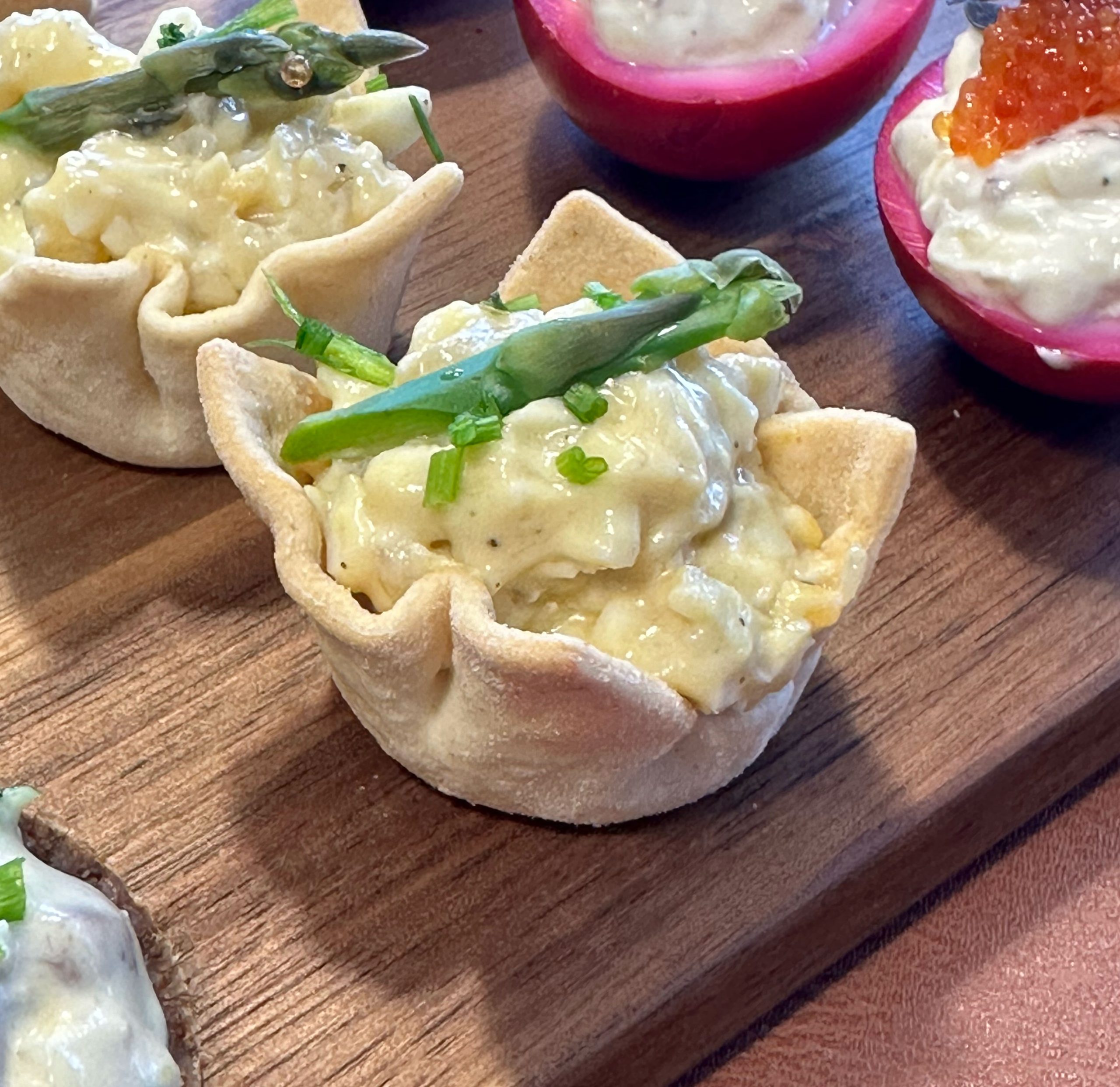 Krämig äggsallad